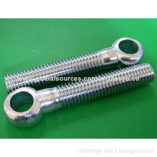 Eye Bolts with Zinc-plated, High-quality Products from China, All Sizes Available